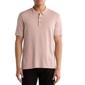 NWT John Varvatos Canon polo in worn mauve color Size L